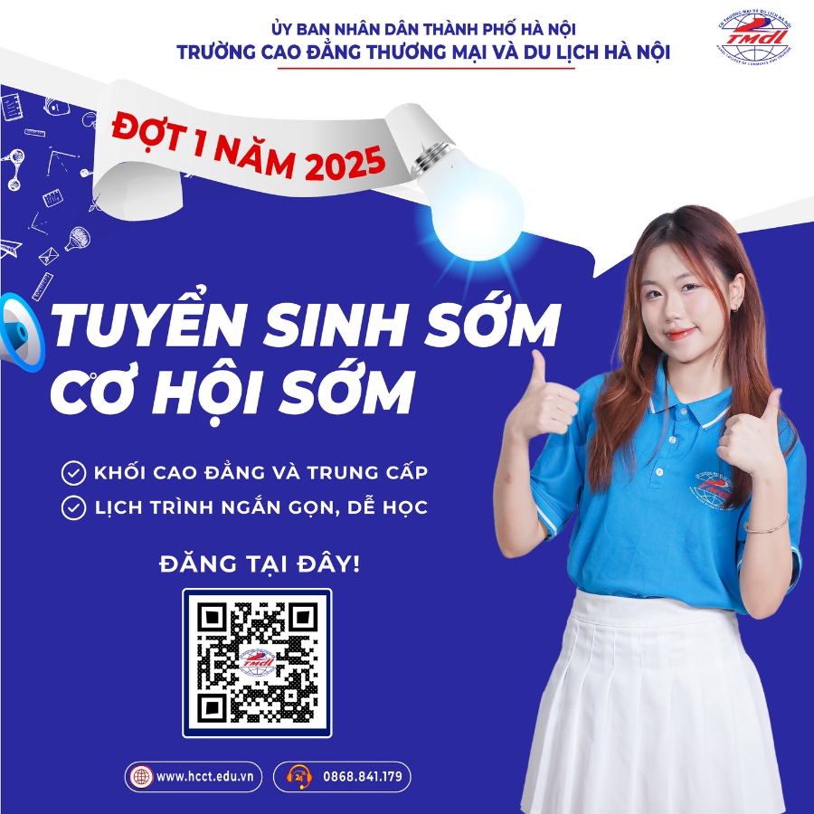 HCCT tuyển sinh đợt 1 2025